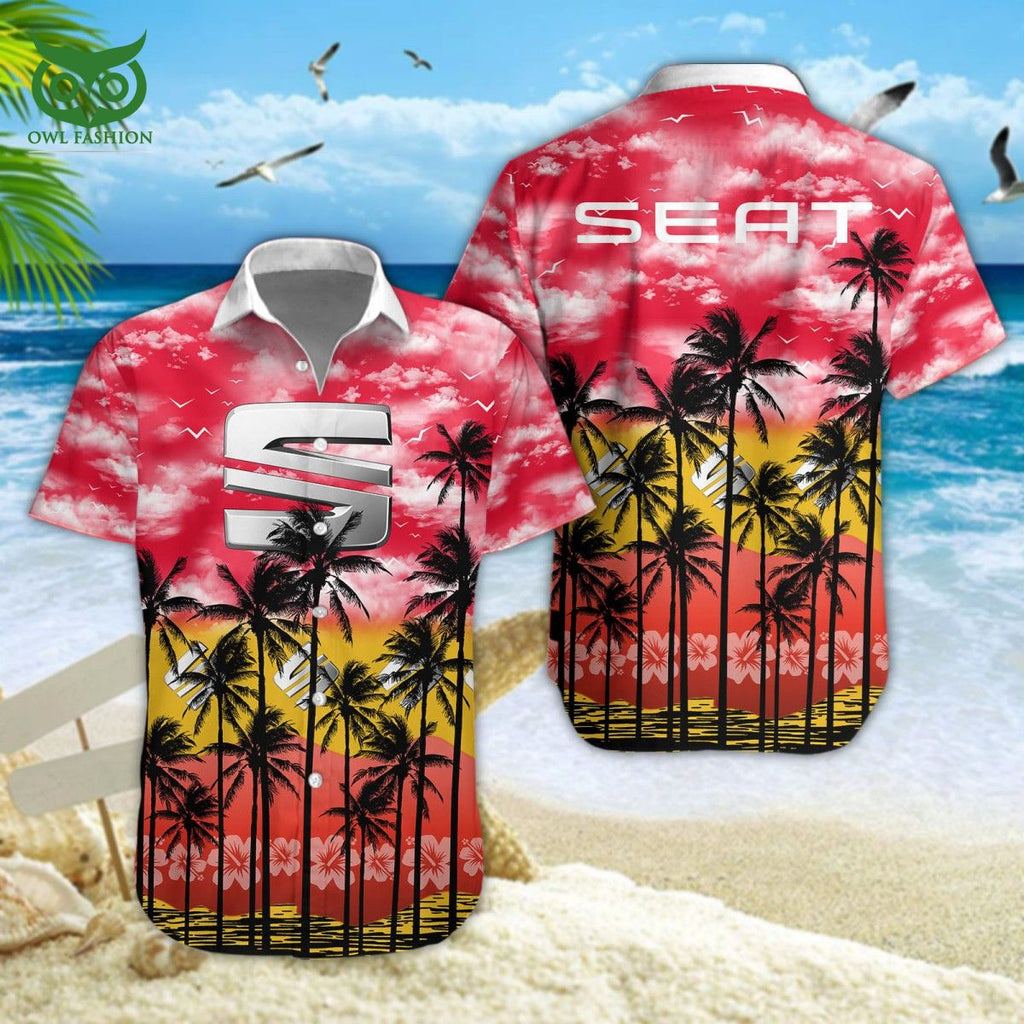Seat Trending Car Brand Hawaiian Shirt Short