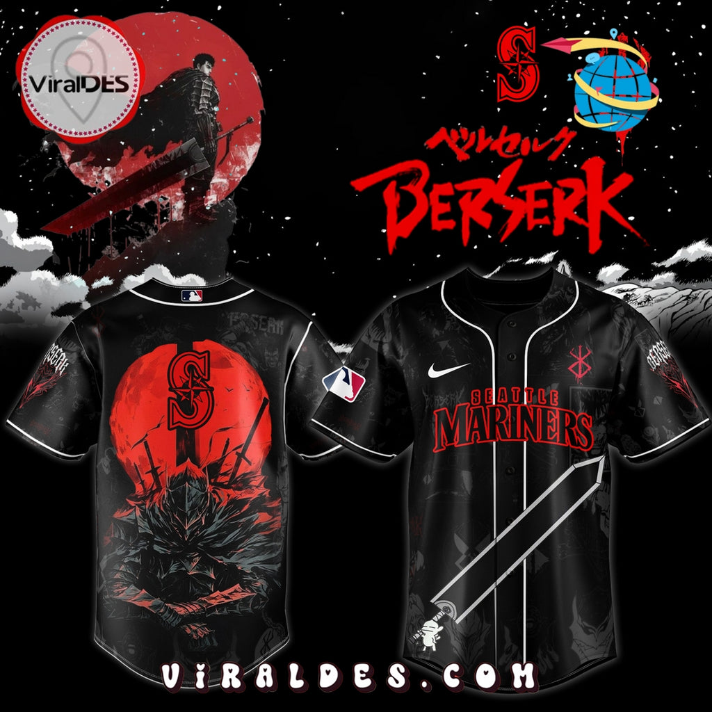 Seattle Mariners x Berserk Limited Edition Baseball Jersey