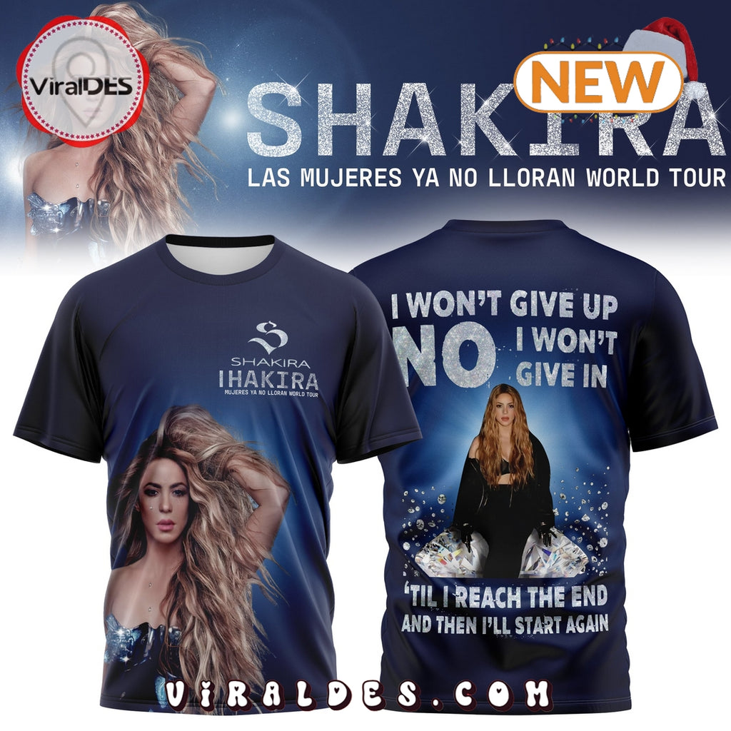 Shakira Las Mujeres Ya No Lloran World Tour Shirt