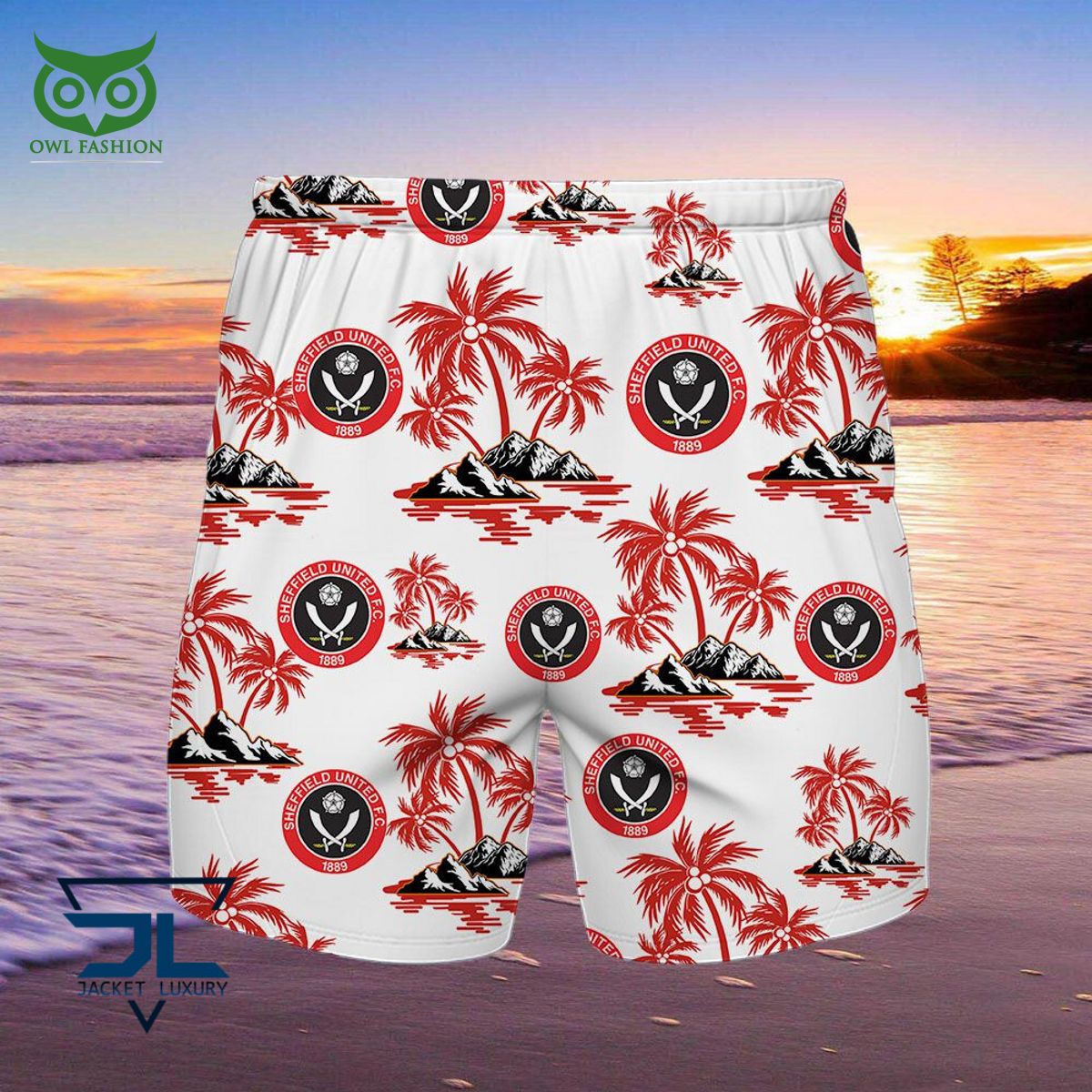 Sheffield United F.C Premier League Championship Hawaiian Shirt Shorts