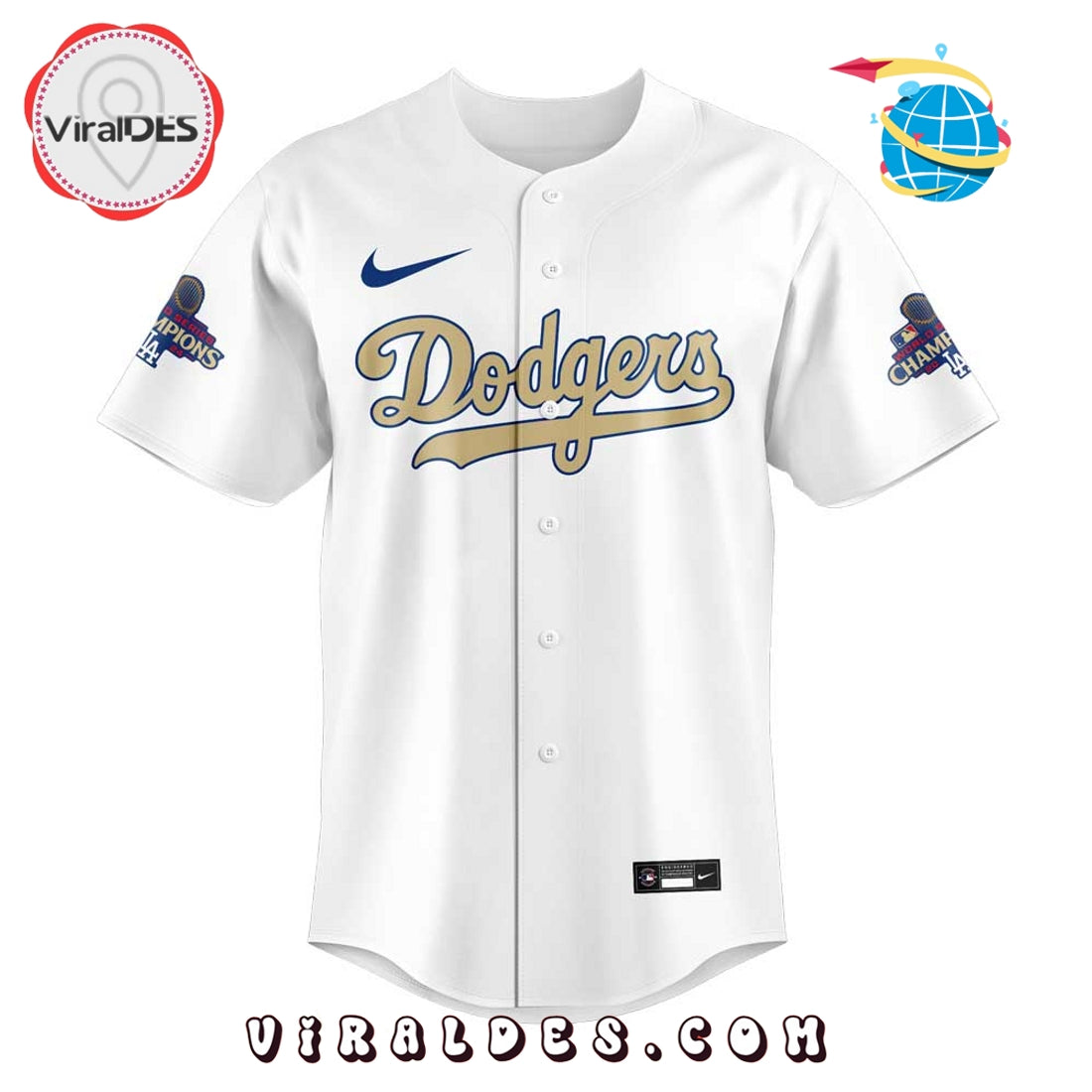 Shohei Ohtani Dodgers Gold Collection 2025 Baseball Jersey