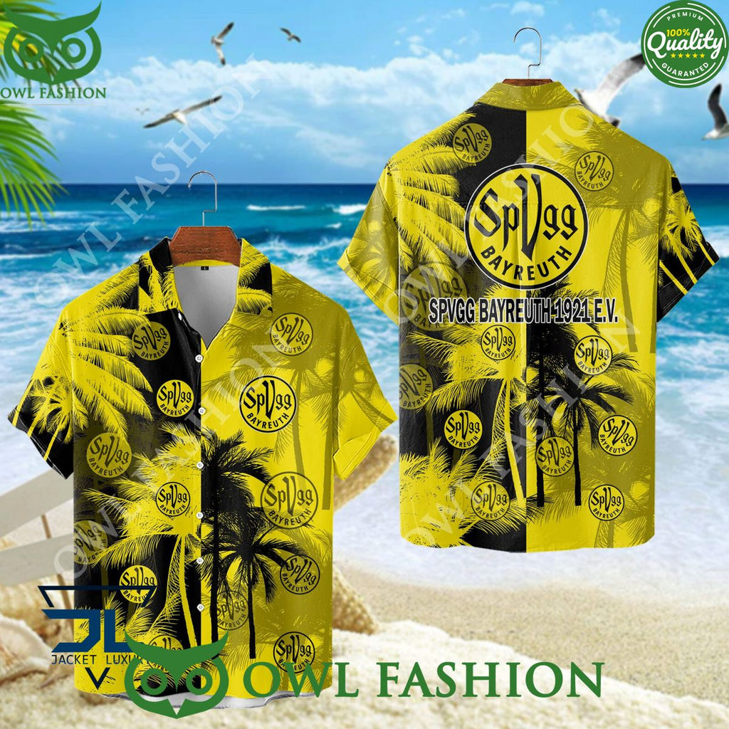 SpVgg Bayreuth 1921 e.V. Bundesliga Champion Tropical Coconut Tree Hawaiian Shirt