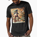 Christmas retro snowman by MindsAtelier
