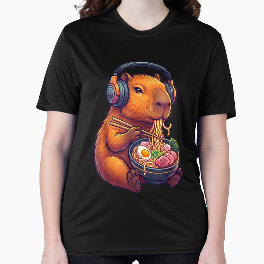 Funny Capybara Ramen Japanese Art for Men Women Kids , Capybara Gift Lover by DZIRI NAJAT