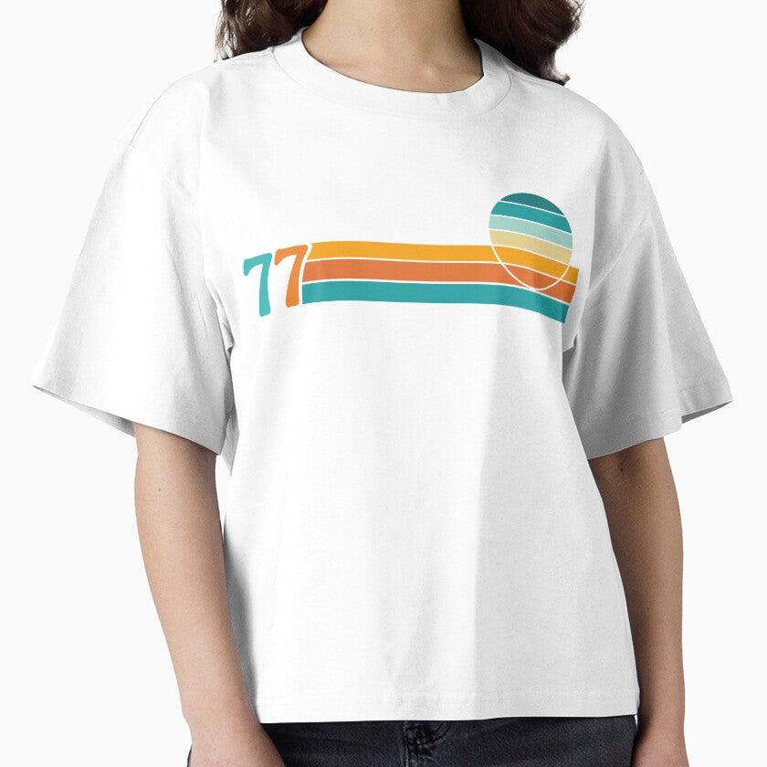 Retro Sunset + Stripes 77 by NataliePaskell