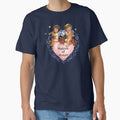Wedding party gift matron of honor angels cherubs heart blue by GrammarDance