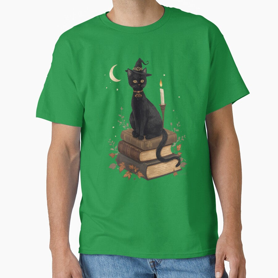 Dark Academia Halloween Cat by ChicTrendz