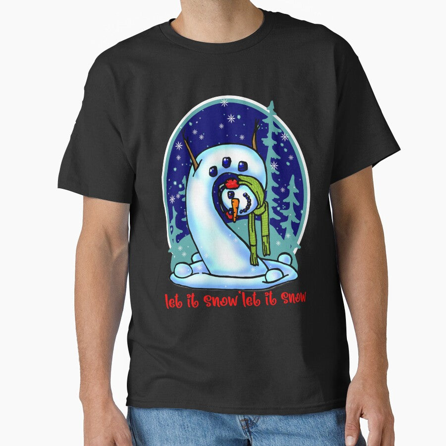 weird snowman    -15 by sandpiperstudio