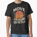 Move Quietly Capybara – Vintage Stoic Nature Design by No Excuses Supply