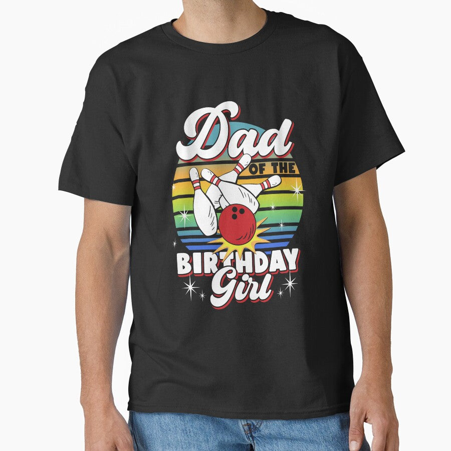 Dad Of The Birthday Girl For Bowler, Bowling Party Gift by ngyuik