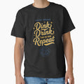 Pickleball Funny Player Dink Drink Repeat Love by LuminOrb
