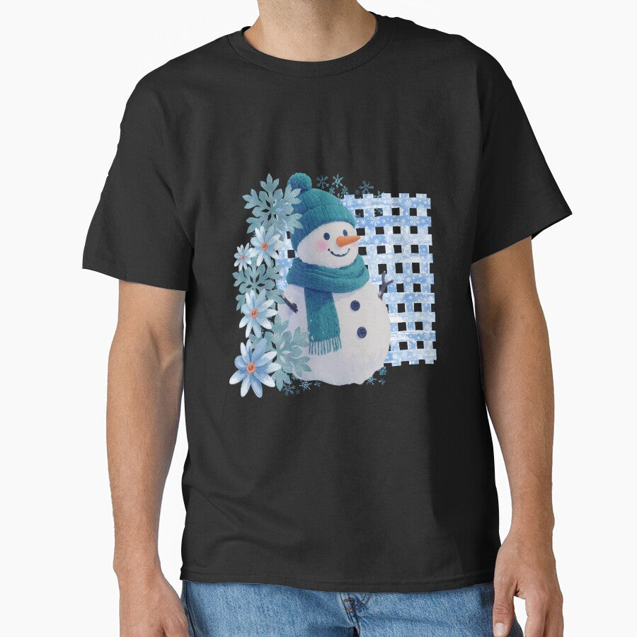 Watercolor Snowman Design | Cozy Holiday Fashion & Festive Winter Style for All by Sun Sand & Sea Art