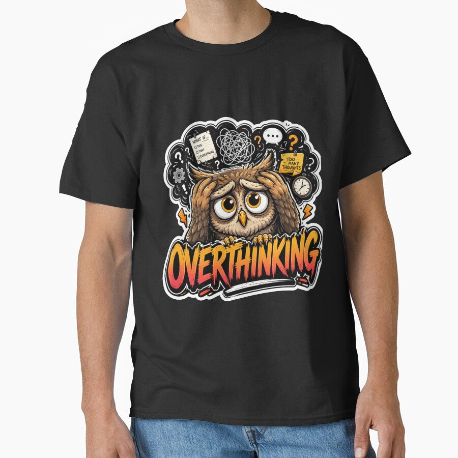 Overthinking Owl | Too Many Thoughts by PixoNest