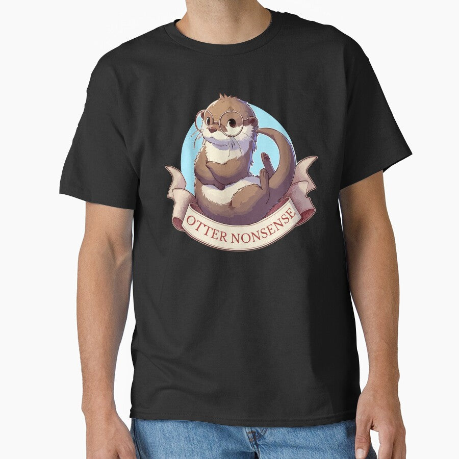 Otter Nonsense Cute Funny by TomFrontierArt
