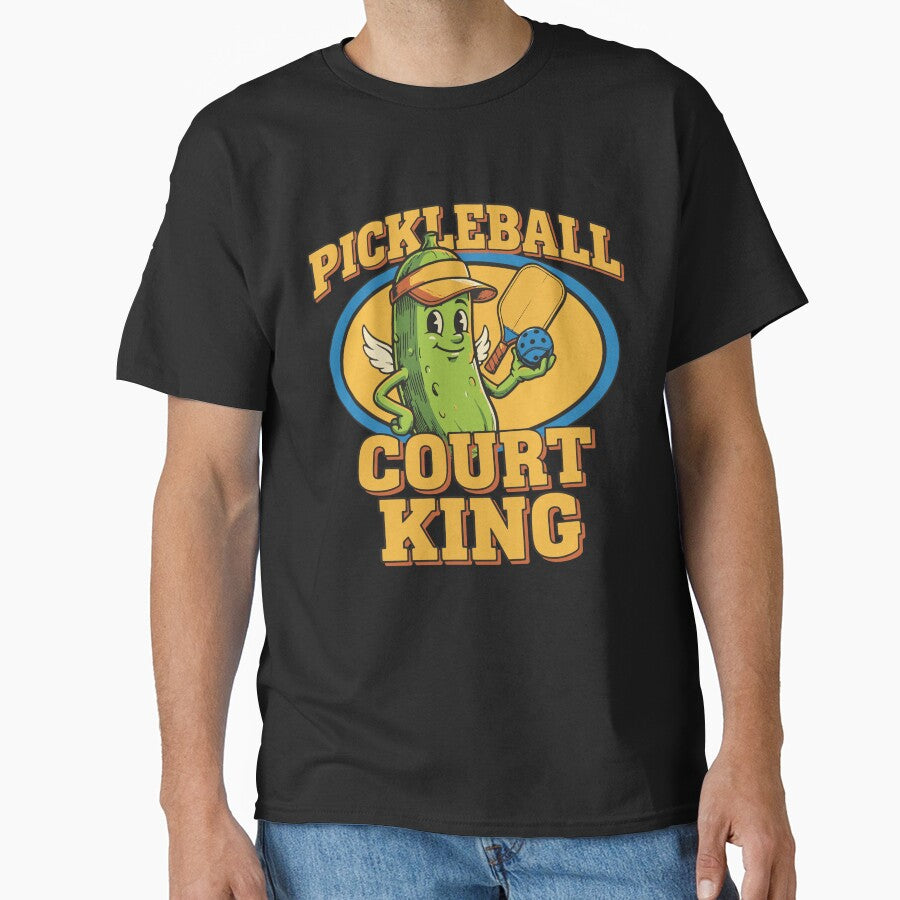 Pickleball Court King Funny Player Pickleball by LuminOrb
