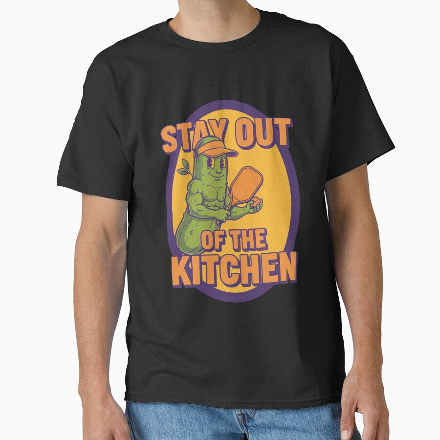 Pickleball Funny Player Stay Out Of The Kitchen by LuminOrb