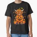 Pumpkin Highland Cow Halloween Costume Art by Artbyrome