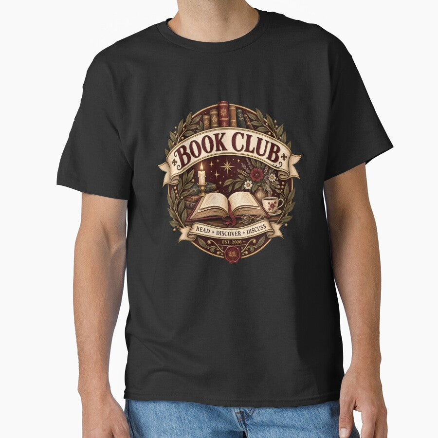 Vintage Book Club Literary Society Book Lover by Glitchart66