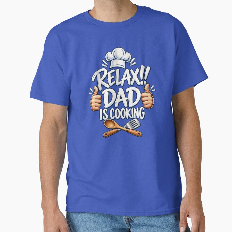 Relax Dad Is Cooking – Funny Dad Chef Kitchen Design by HO•Designs
