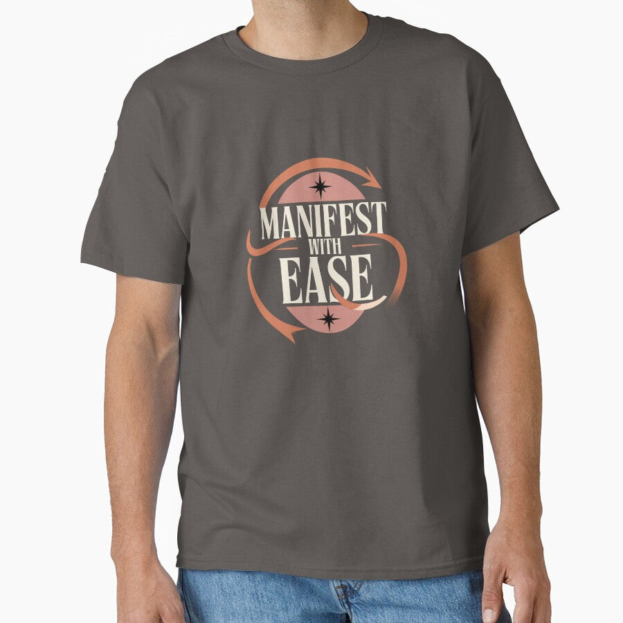 Manifest With Ease – Positive Mindset & Abundance Quote by CosmicQuietStudio