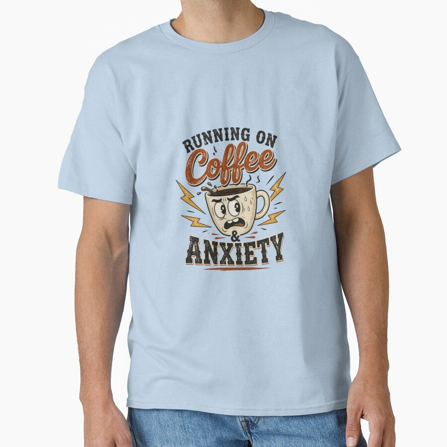 Running on Coffee and Anxiety by redblink store