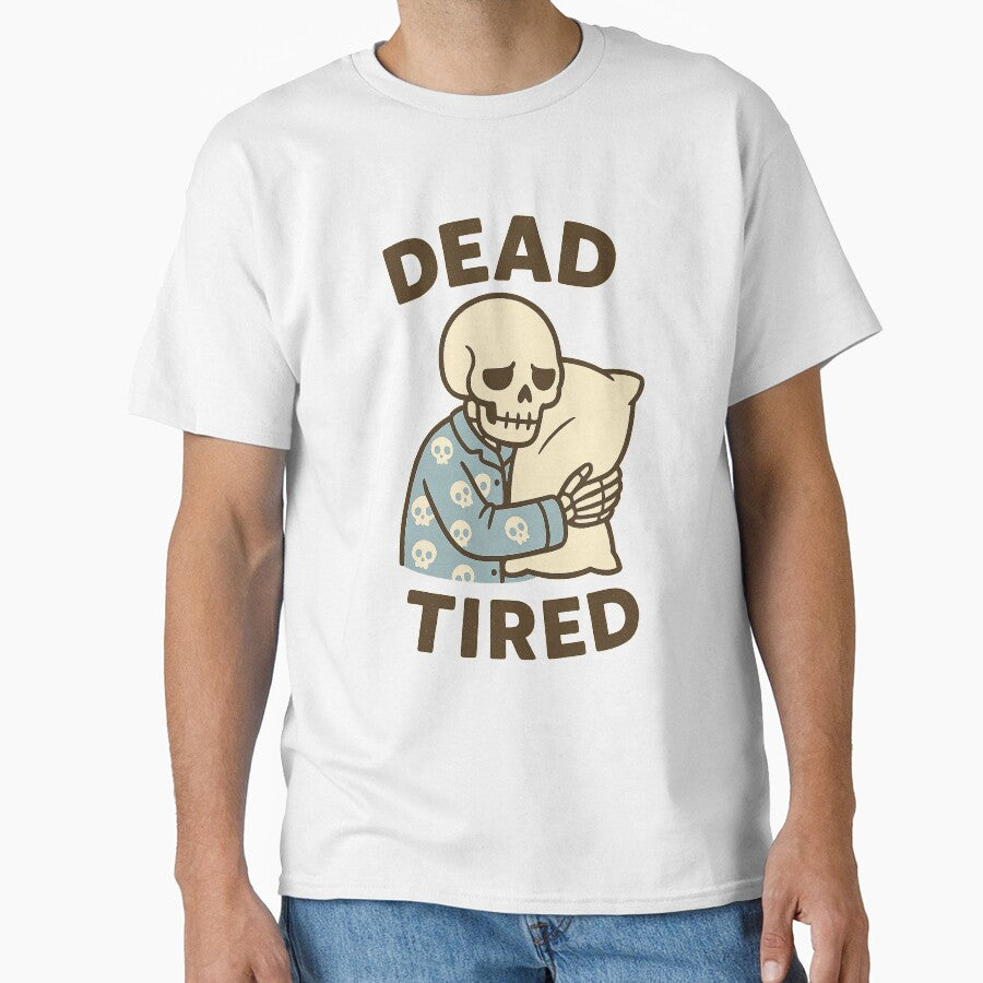 Cute Skeleton in Pajamas – Dead Tired by Dream Machine