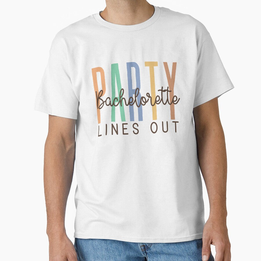 Bachelorette Party Lines Out (Beach) by Whackadoodletee