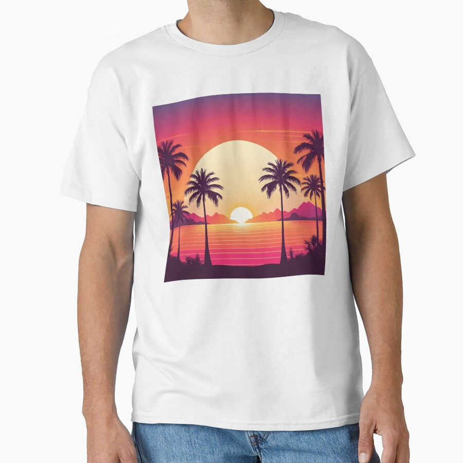 Retro Sunset Palm Trees 80s Vintage Aesthetic - 7 by RELAX STATION
