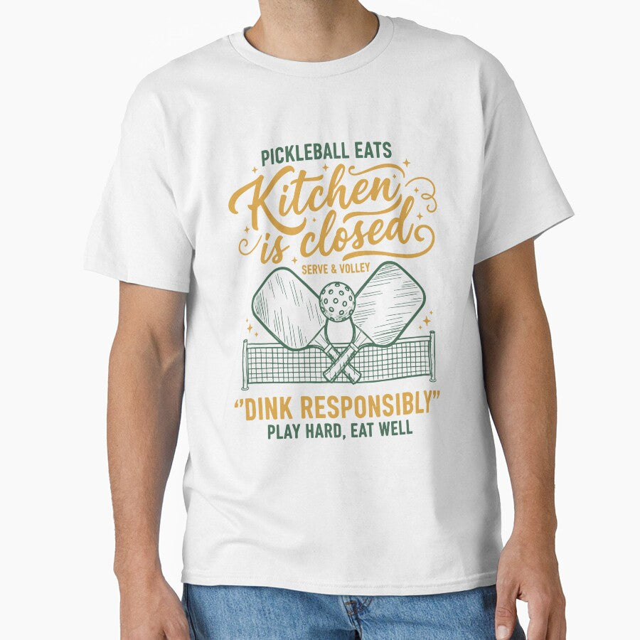 Pickleball Kitchen Is Closed Dink Responsibly Play by LuminOrb