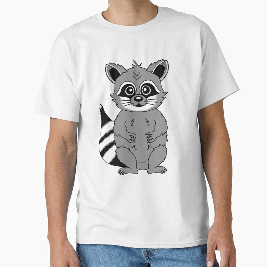 Cute Raccoon Art by Sartoris Art