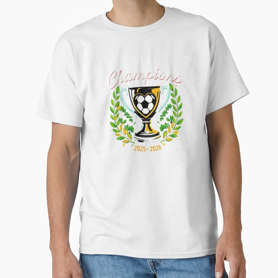 Soccer Champions 2025-2026, fantasy football Trophy Design - Football Winner by TheGaliyaStudio