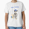 Happy Hanukkah with Schnauzer Dog by thekosherhub