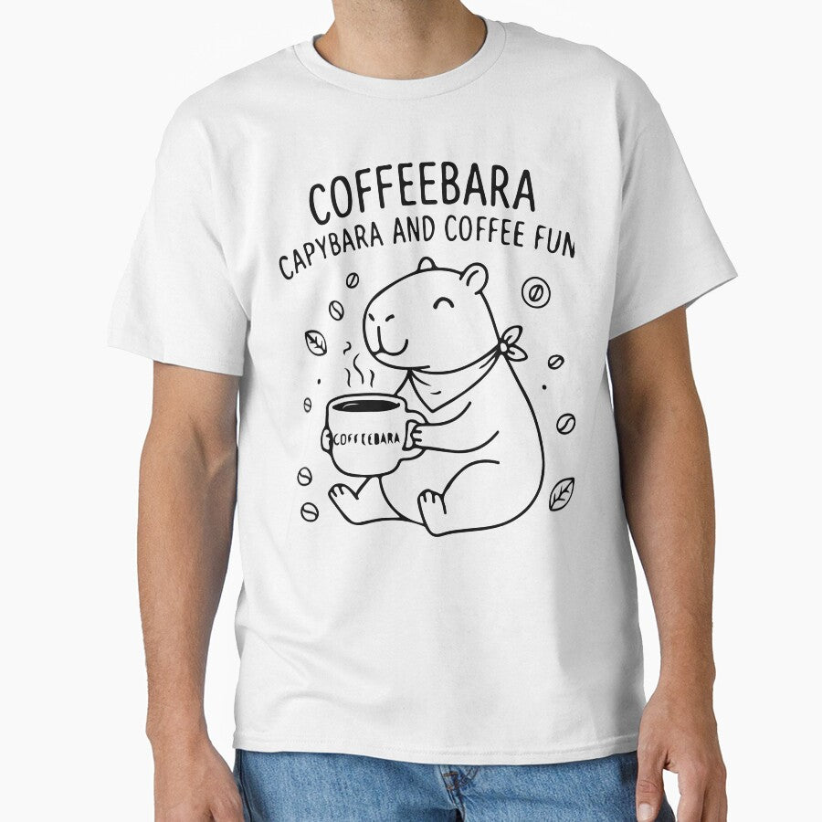 Coffeebara - Cute Capybara And Coffee Fun by Brexmore3