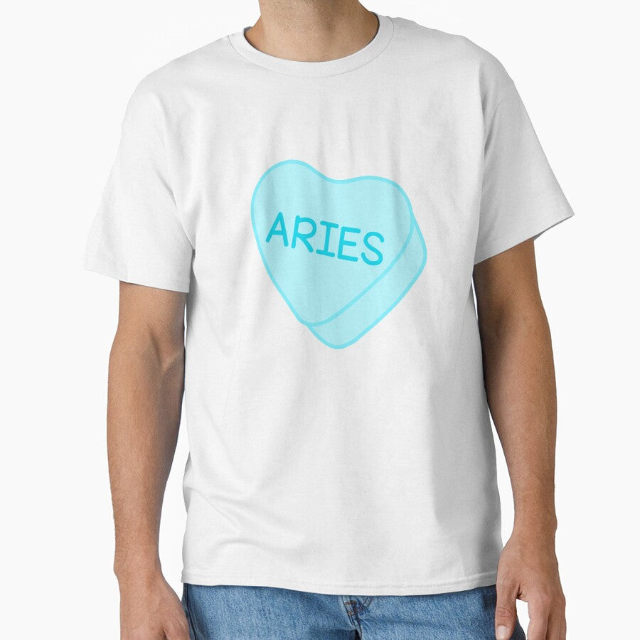 Aries Blue Candy Heart Sweet Heart Cute by SlimyFish