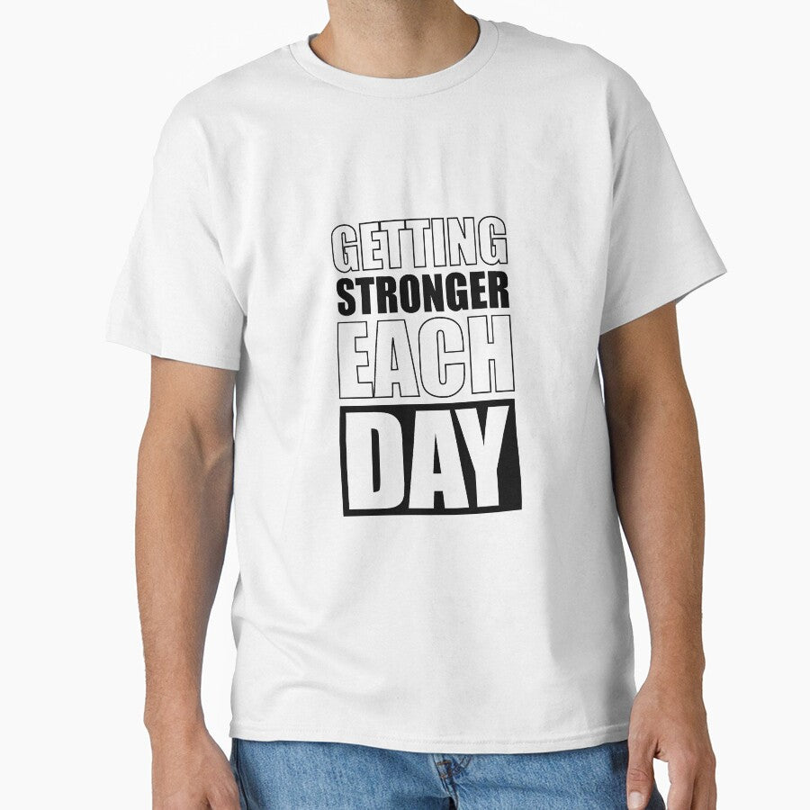 Getting Stronger Each Day. – Gym Motivational Quotes by Labno4