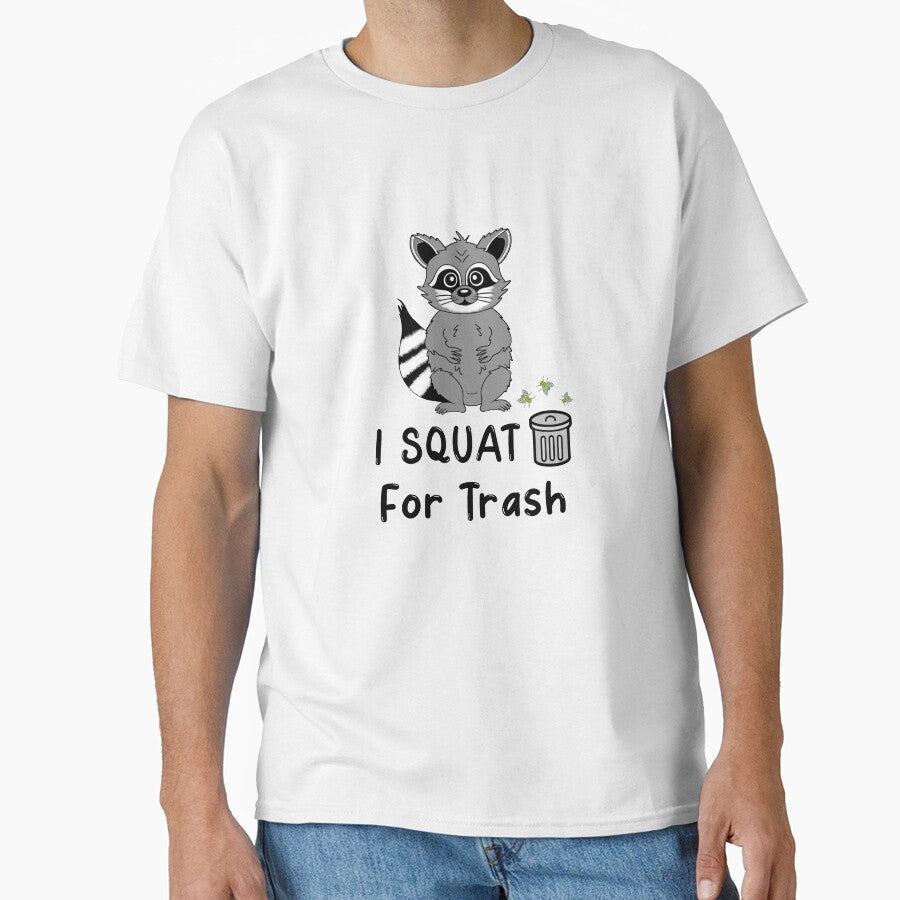 Funny Raccoon Trash Can by Sartoris Art