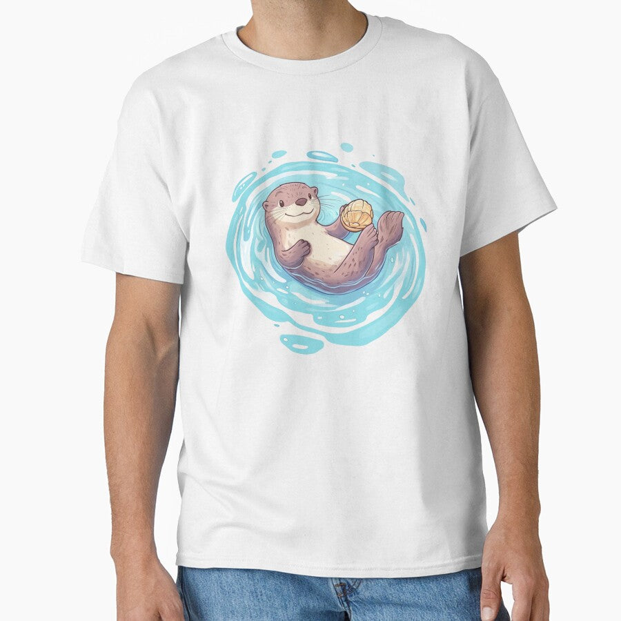 Otter Swimming by NicolasGlowArt