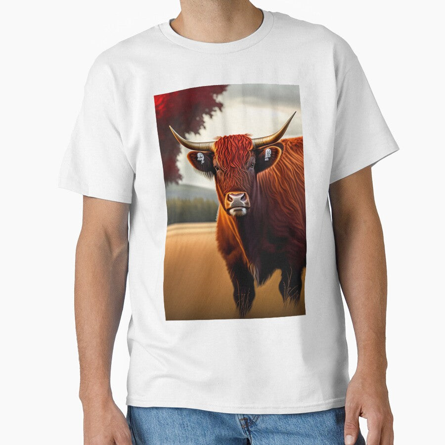 Highland Cow Wall Art, Cow Canvas Home Decor, Farm Canvas, Highland Cow Wall Decor, Farm Art, Highland Cow by Christian Biluan