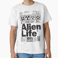 Alien Life Package Label In Black by allincolors