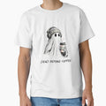 Dead Before Coffee Cute Ghost Coffee Lover by NESTORY-Studio