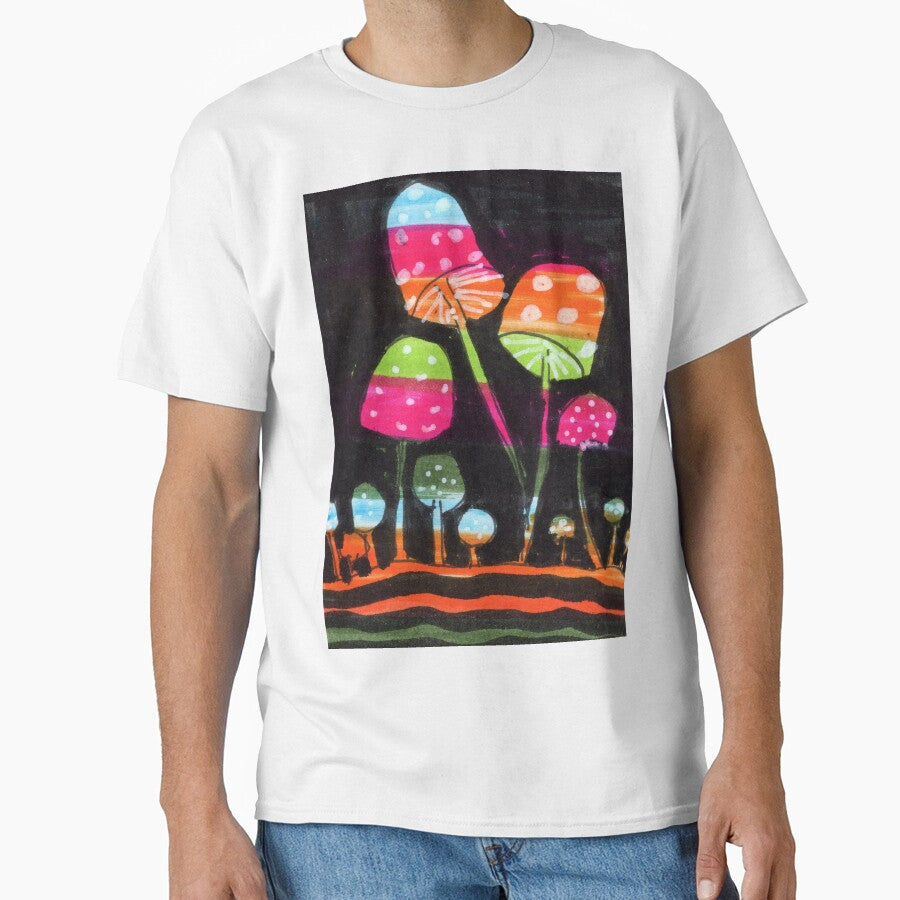 Colorful Mushrooms by Jill Brooke