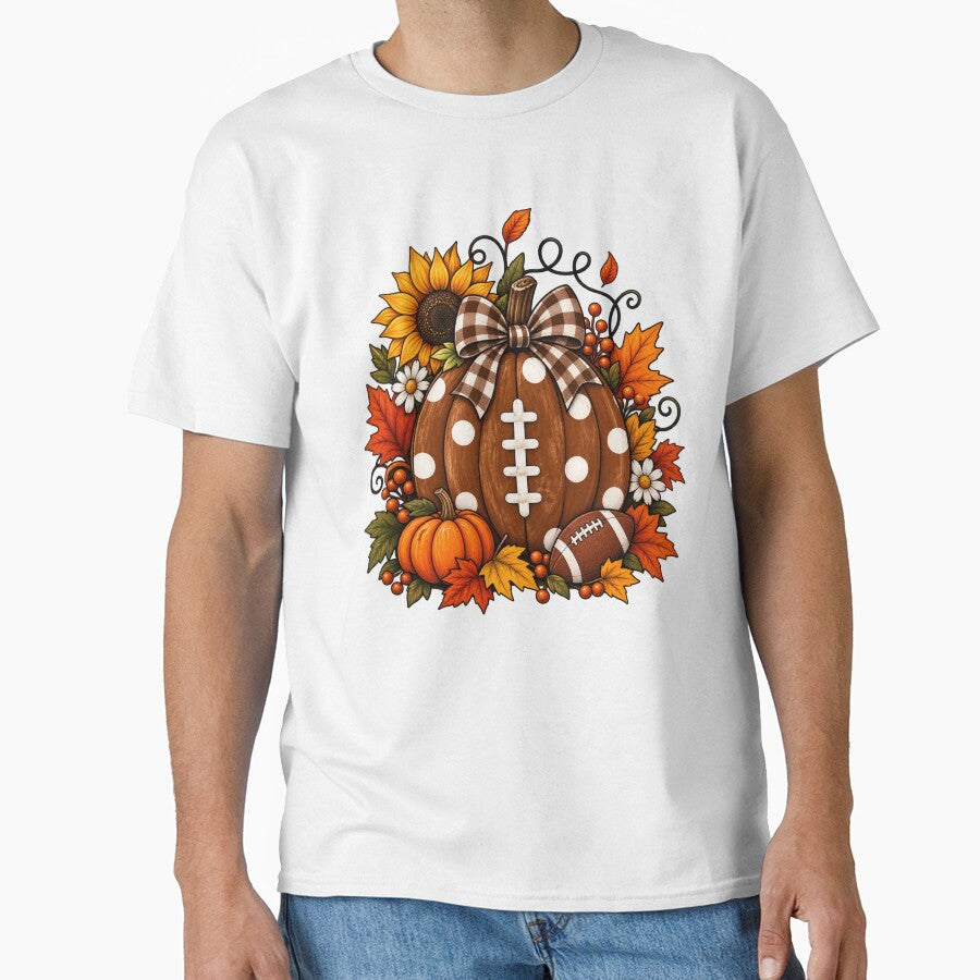 Autumn Football Pumpkin Fall Season Sports Lover by afr-saad