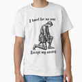 I Kneel For No One Except My Anxiety - Funny Medieval Knight Meme by Neurospicy Trolls