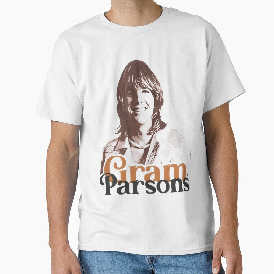 Gram Parsons Outlaw Country Cosmic Americana Tribute Design by Cammunism