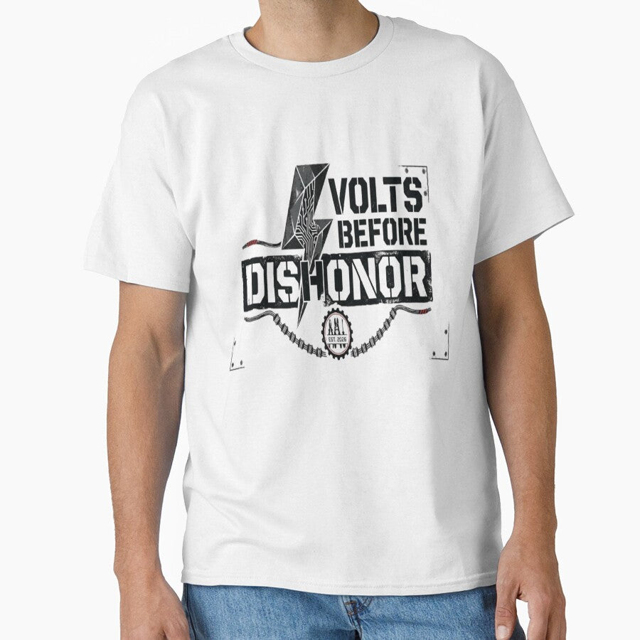 Volts Before Dishonor Electrician Shirt – Funny Electrician Gift by ArtsyElegance4U ⭐⭐⭐⭐⭐