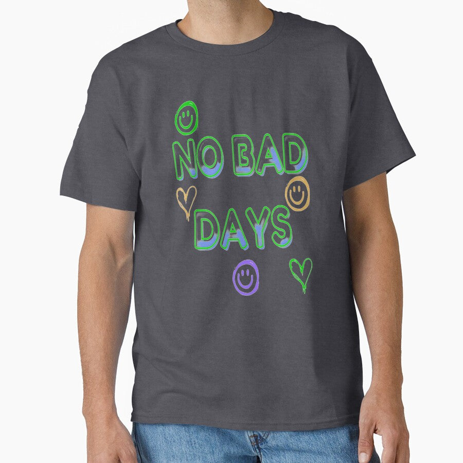 No Bad Days, NR 2, Words, Illustration Abstracto, Motivational Quotes by Adri Barnard
