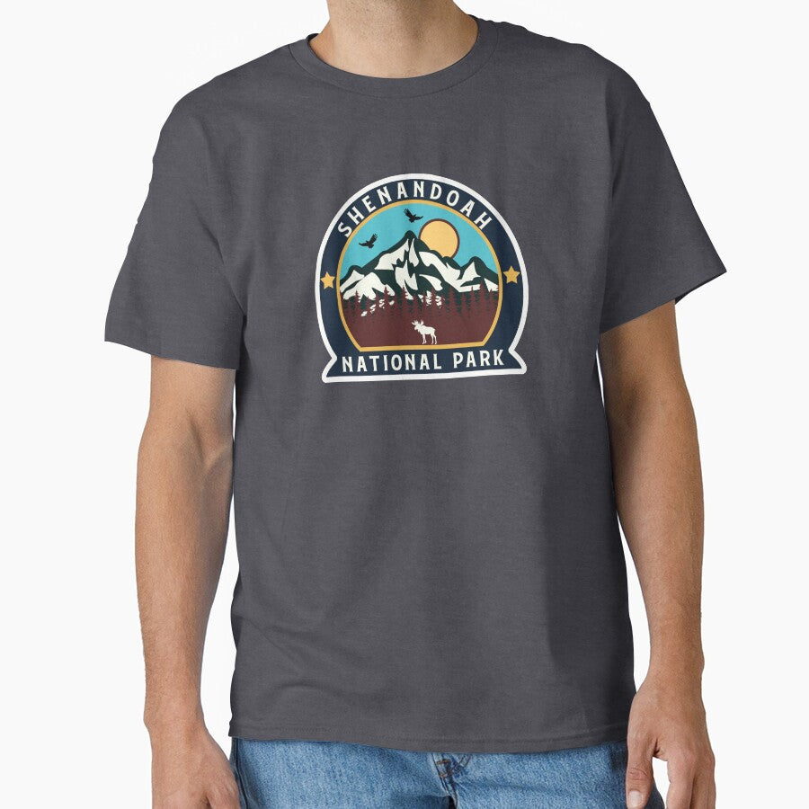 Shenandoah National Park-Vintage by Road-tees