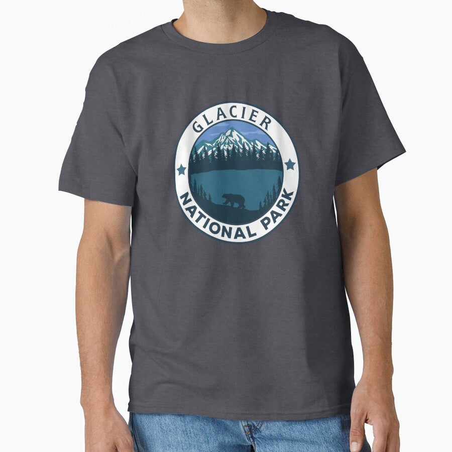 Glacier National Park by Road-tees