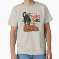 Spooky Vibes Halloween Black Cat, Pumpkin Season by HokutoKaiStore