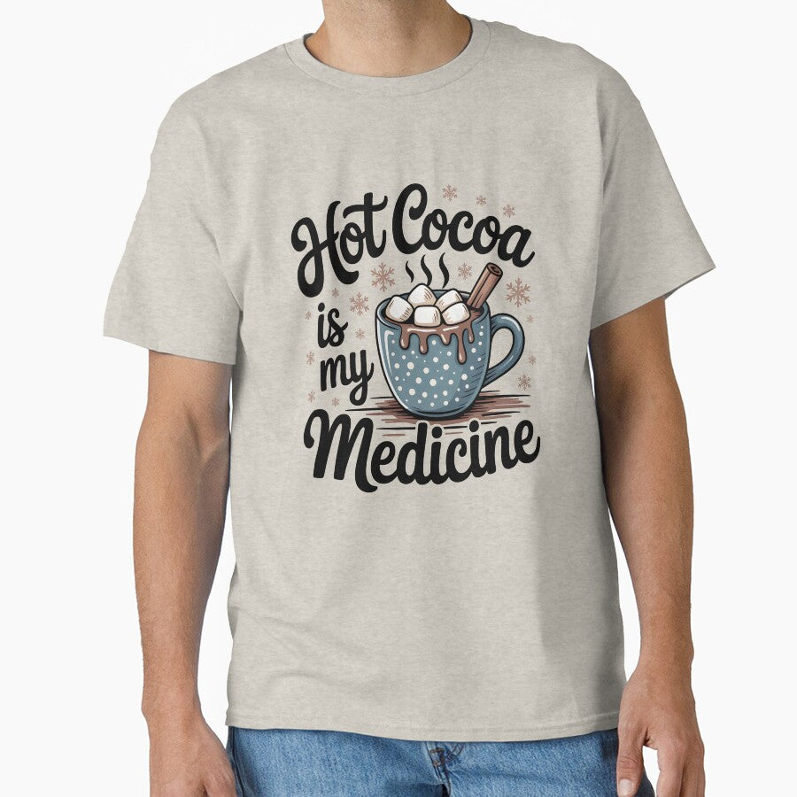 Hot Cocoa Is My Medicine – Cozy Winter Drink by Jollys-ArtShop
